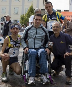 Andrea Facchinelli con Antonio Molinari e Giorgio Facchinelli